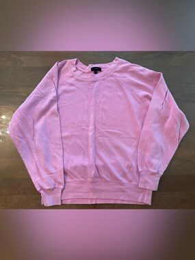 J. Crew Pink Crewneck Sweatshirt 100% Cotton